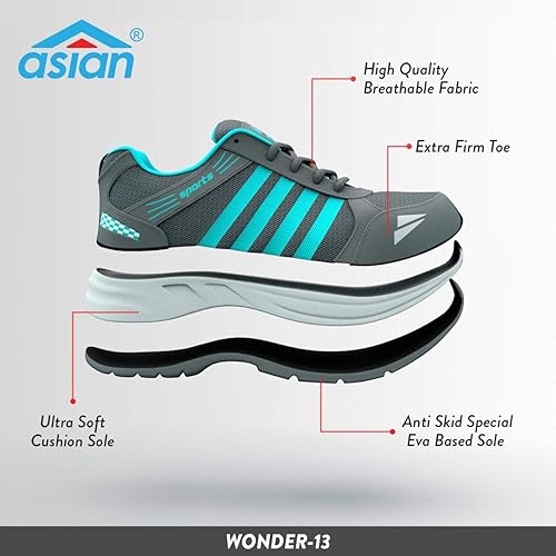 ASIAN Men's Wonder-13 Sports Running Shoes…