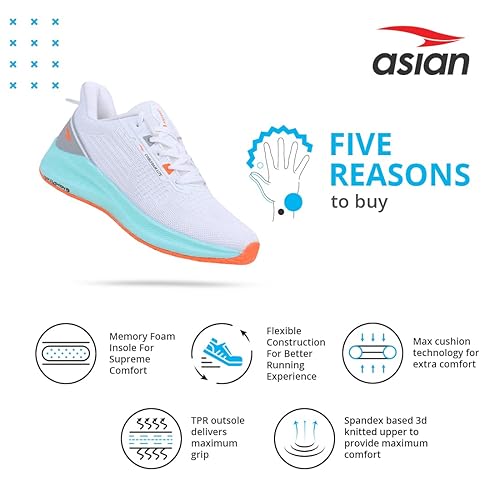 ASIAN Men's INNOVA-04 Sports Running,Walking & Gym Shoes with Max Cushion Technology Casual Sneaker Shoes for Men's & Boy's